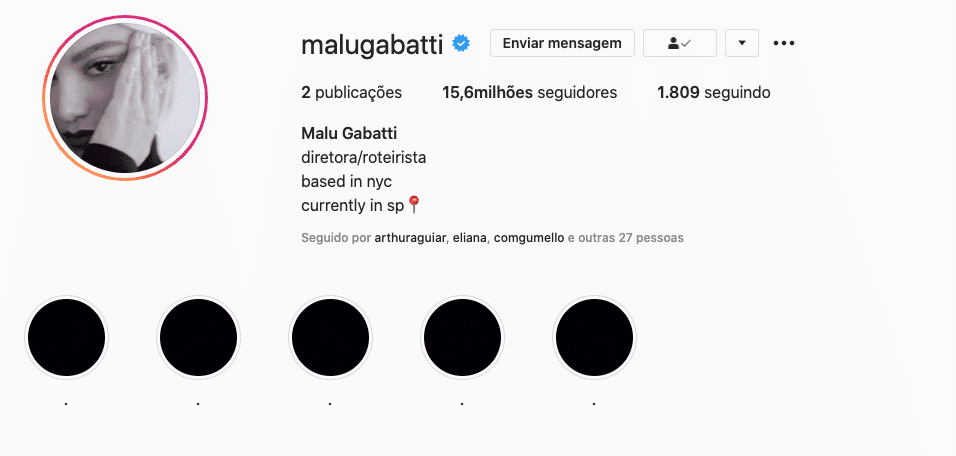 Print do Instagram de Manu Gavassi