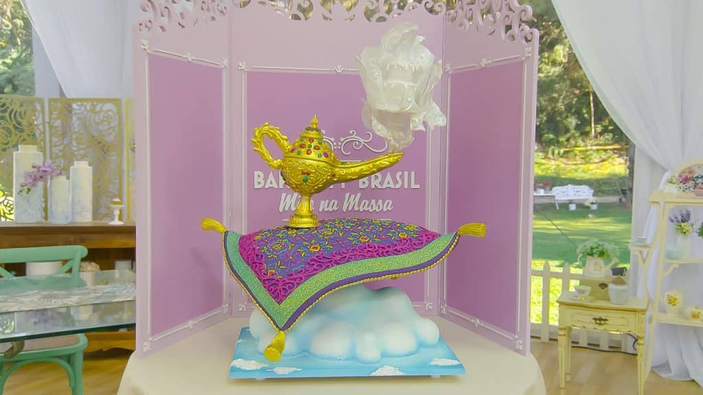 Bolo Tapete Mágico - Bake Off Brasil