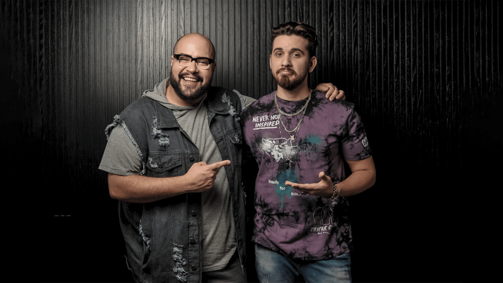 Gustavo Mioto e Tiago Abravanel