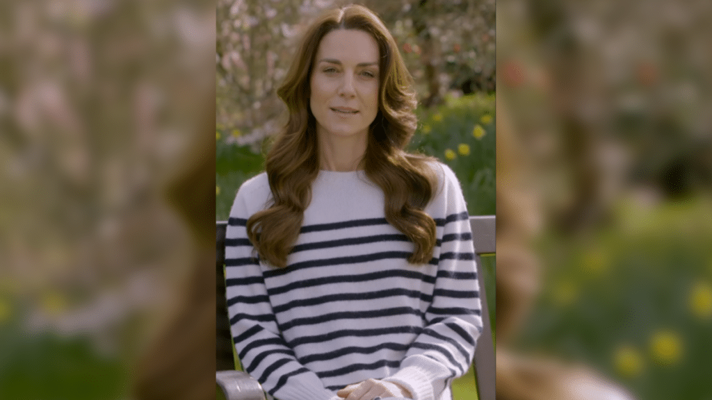 Kate Middleton em pronunciamento oficial