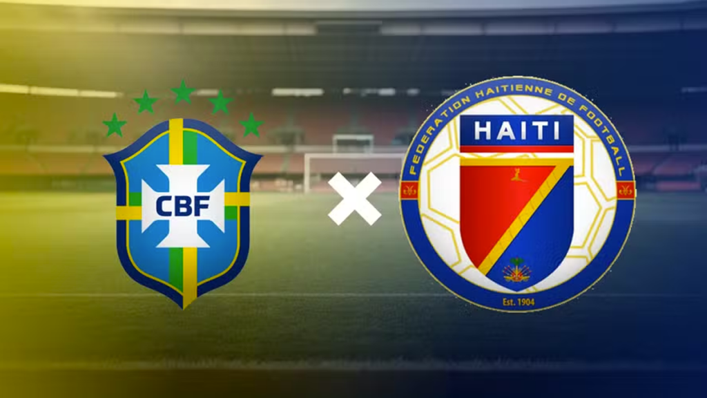 Brasil x Haiti: jogo em tempo real